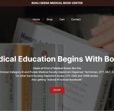 BoAli Seena Publishers medical books online store homepage