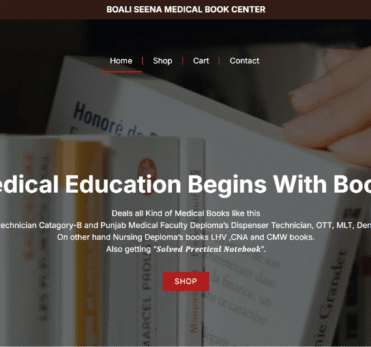 BoAli Seena Publishers medical books online store homepage