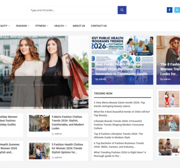 Wellixup lifestyle content website homepage