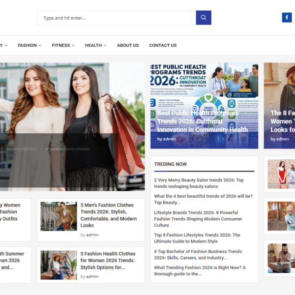 Wellixup lifestyle content website homepage