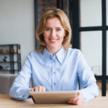 Professional French business founder portrait