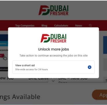 Dubai Fresher – UAE Jobs & Career Information Platform