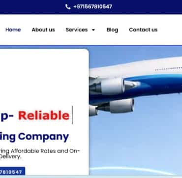 The Cargo Shipping Dubai cargo and logistics website by NovaXperts