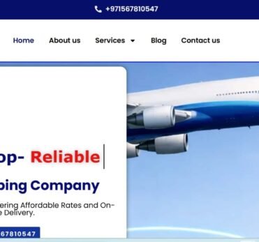 The Cargo Shipping Dubai cargo and logistics website by NovaXperts