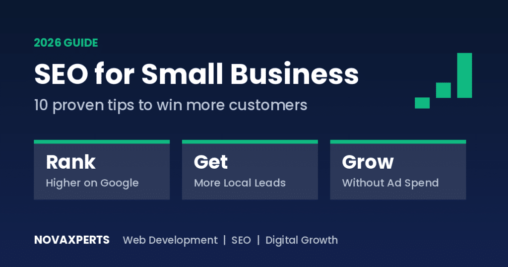 SEO for small business tips guide for 2026